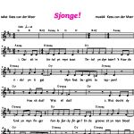 Wy Sjonge: liedje 'Sjonge' 